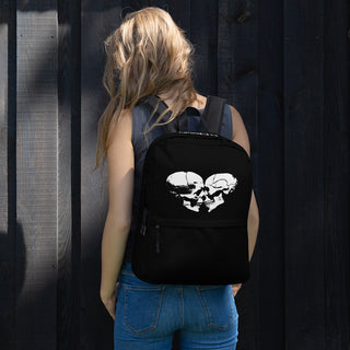 Skull Heart Kiss Backpack