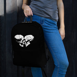 Skull Heart Kiss Backpack