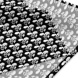 Skull Heart Kiss Bandana