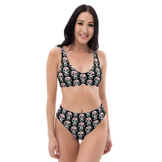 Skull Lipstick Kiss Bikini