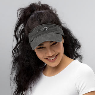 Hollywood Skull Denim Visor