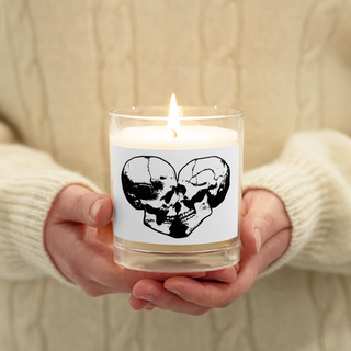 Skull Heart Kiss Soy Wax Candle