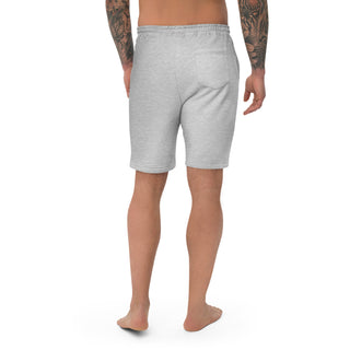 Skull Heart Kiss Men's Fleece Shorts