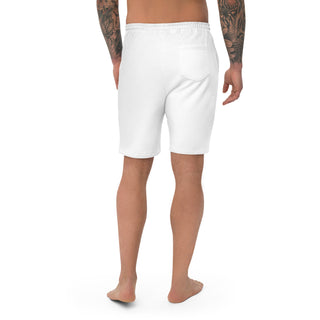 Skull Heart Kiss Men's Fleece Shorts