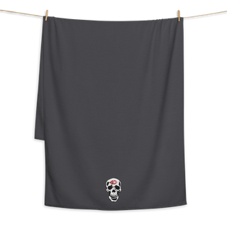 Skull Lipstick Kiss Cotton Beach Towel