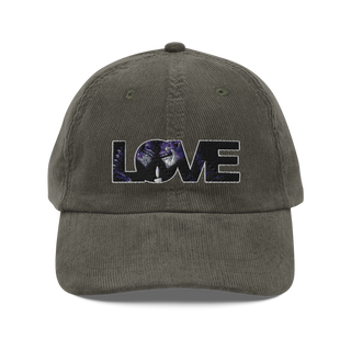 Skull Candle Kiss Corduroy Hat