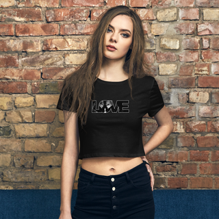 Skull Candle Kiss Women’s Crop Tee