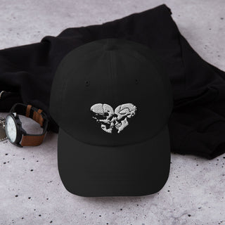 Skull Heart Kiss Dat Hat
