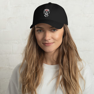 Skull Lipstick Kiss Dad Hat