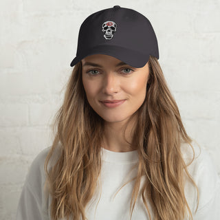 Skull Lipstick Kiss Dad Hat