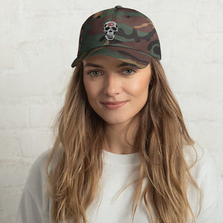 Skull Lipstick Kiss Dad Hat