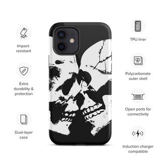 Skull Heart Kiss Tough Case for iPhone®