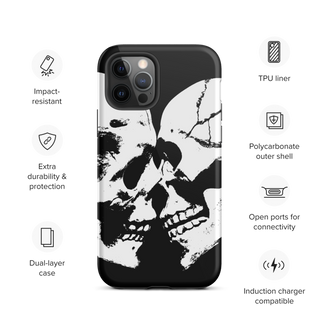 Skull Heart Kiss Tough Case for iPhone®
