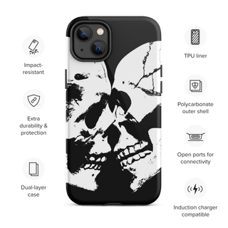 Skull Heart Kiss Tough Case for iPhone®
