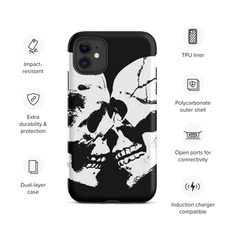 Skull Heart Kiss Tough Case for iPhone®