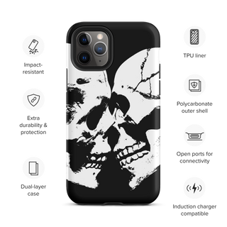 Skull Heart Kiss Tough Case for iPhone®