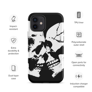 Skull Heart Kiss Tough Case for iPhone®