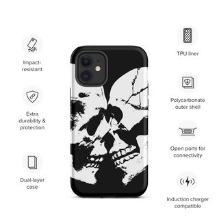 Skull Heart Kiss Tough Case for iPhone®