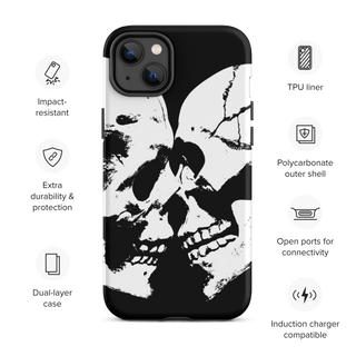 Skull Heart Kiss Tough Case for iPhone®