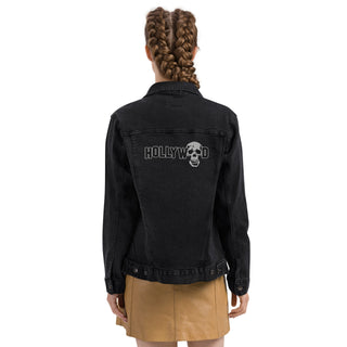 Hollywood Skull Women's Denim Jacket