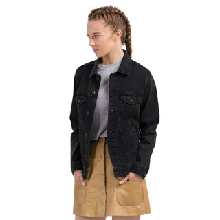 Hollywood Skull Women's Denim Jacket