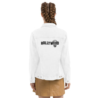 Hollywood Skull Women's Denim Jacket