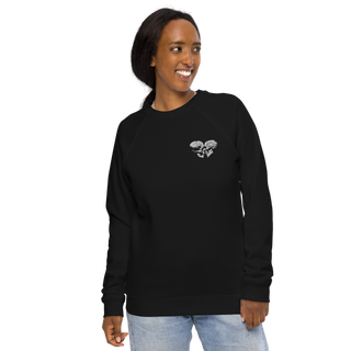 Skull Heart Kiss Women's Raglan Sweatshirt