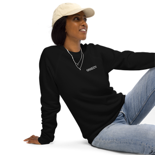 White Ossein Logo Women's Raglan Sweatshirt