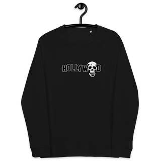 Hollywood Skull Men's Raglan Sweatshirt
