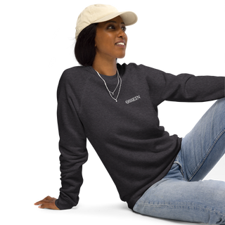White Ossein Logo Women's Raglan Sweatshirt
