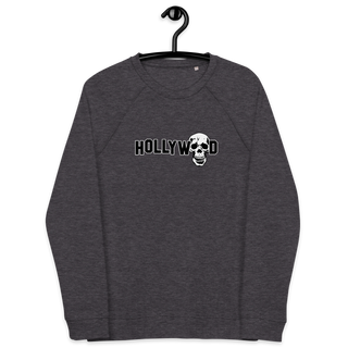 Hollywood Skull Men's Raglan Sweatshirt
