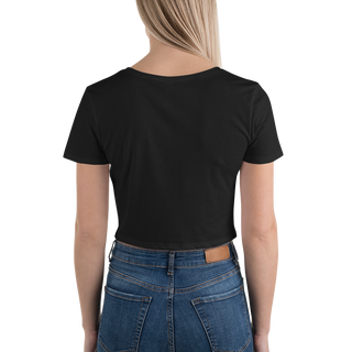 Skull Lipstick Kiss Women’s Crop Tee