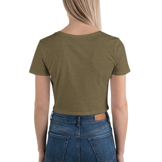 Skull Lipstick Kiss Women’s Crop Tee