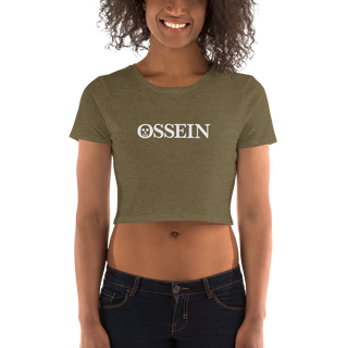White Ossein Logo Women's Crop Tee