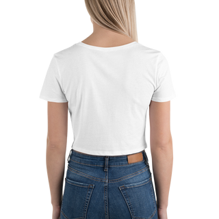 Skull Lipstick Kiss Women’s Crop Tee