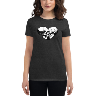 Skull Heart Kiss Women's T-Shirt