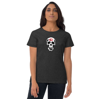 Skull Lipstick Kiss Women's Shirt