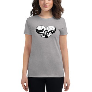 Skull Heart Kiss Women's T-Shirt